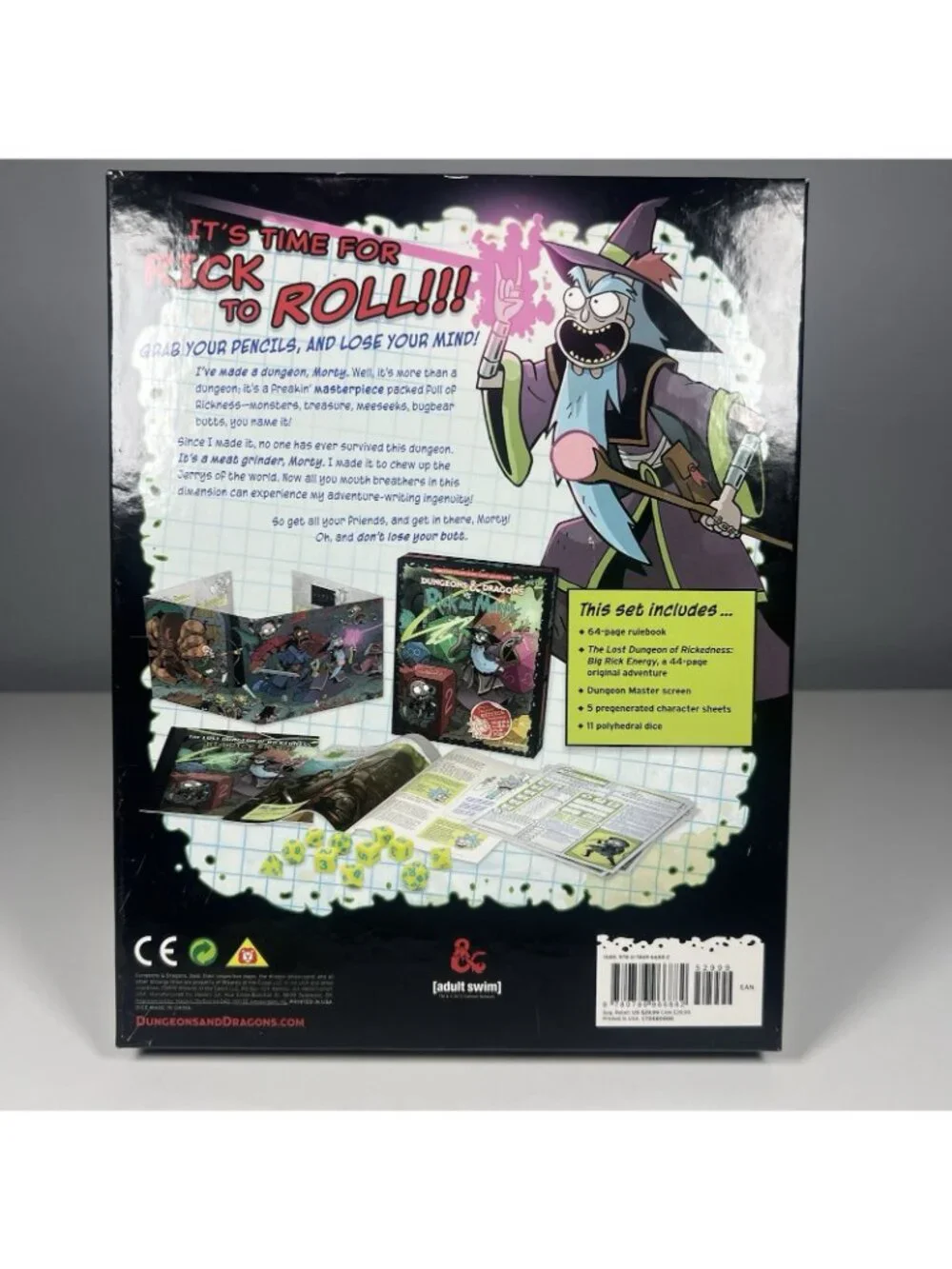 Dungeons & Dragons vs Rick & Morty Tabletop Roleplaying Game Adventure Complete